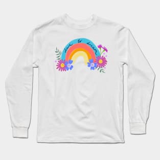 Rainbow, Dare to Dream Long Sleeve T-Shirt